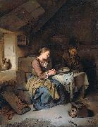 Cornelis Bega Saying Grace oil painting artist